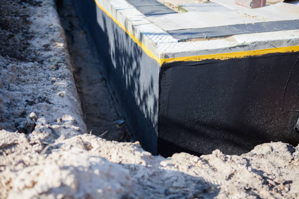 Professional Basement Waterproofing technician working in South Haven, IN